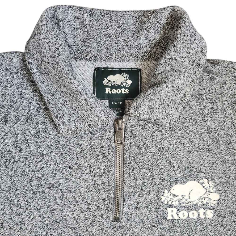Roots Salt And Pepper Zip Polo - Picture 3 of 4
